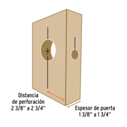  Juegos de Sierras para Instalar Cerraduras 4 Piezas 60-70mm, Truper 11877 49.152542 Juegos de Sierras para Instalar Cerraduras 