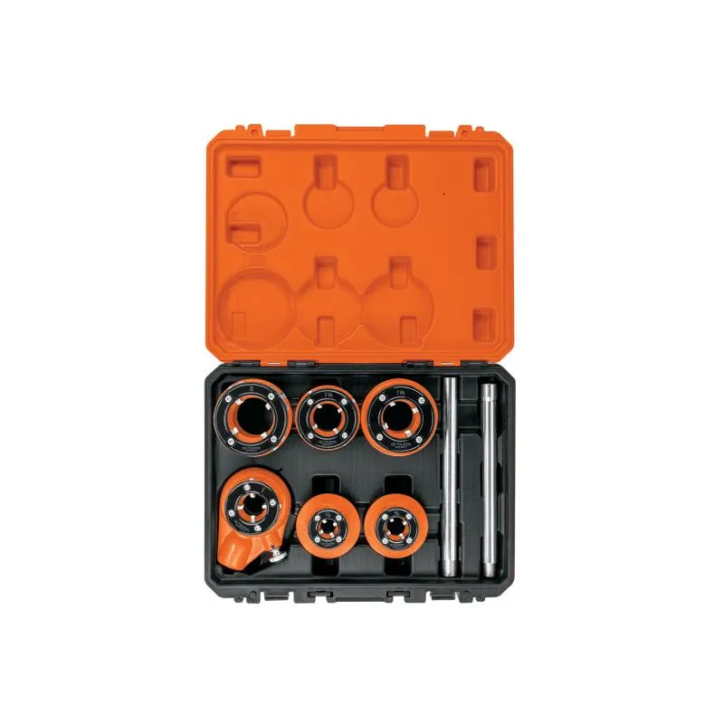 Juegos de Tarrajas para Tubos 7 Piezas HSS 1/2-2NPT, Truper 15721 - Truper 1