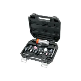 Kit Mini Rectificadora 1/4 con estuche de Plastico, Carcasa de Aluminio pulido, TPN-876K-2 16887 Truper -Truper 1