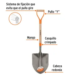  Lampas Cuchara Classic 40-1/2" 27x46x103cm PuñoY Metalico Truper 11169 30.508475 Lampas Cuchara Classic 40-1/2" 27x46x103cm Puñ