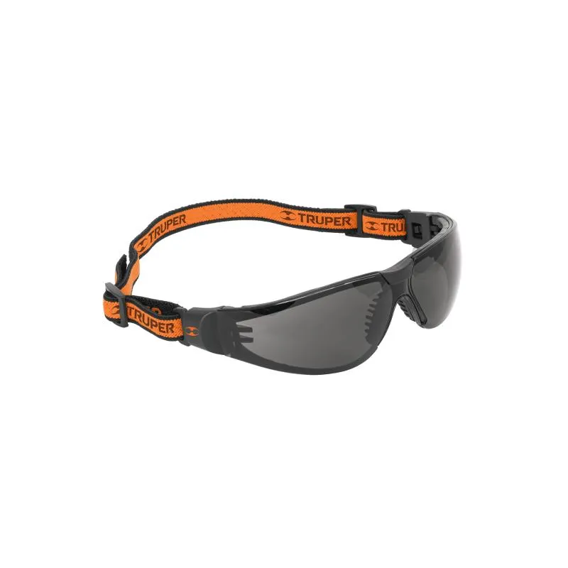 Lentes de seguridad Gris con banda elastica Active Truper 100293 - Truper 1