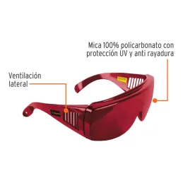 Lentes para Laser Rojo Policarbonato UV, Truper 10757 - Truper 2