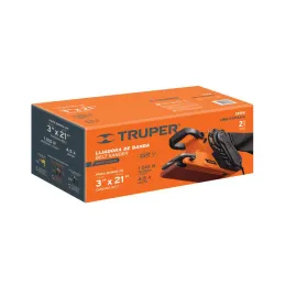  Lijadora de Banda Profesional 1010W 3 x 21" 6 Velocidades Incluye Banda y Carbon de Rpto, LIBA-3X21A2-2 13114 Truper 193.220339