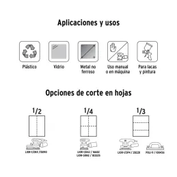  Lijas de Agua G80 x25u 230x280mm CarburoSilicio Truper 11618 38.135593 Lijas de Agua G80 x25u 230x280mm CarburoSilicio Truper 1