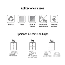  Lijas de Agua G120 x25u 230x280mm CarburoSilicio Truper 11620 30.508475 Lijas de Agua G120 x25u 230x280mm CarburoSilicio Truper