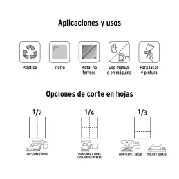  Lijas de Agua G180 x25u 230x280mm CarburoSilicio Truper 11622 28.813559 Lijas de Agua G180 x25u 230x280mm CarburoSilicio Truper