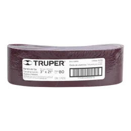  Lijas de Banda G80 3x21" x5u OAluminio Truper 15799 17.79661 Lijas de Banda G80 3x21" x5u OAluminio Truper 15799

Fabricado en 