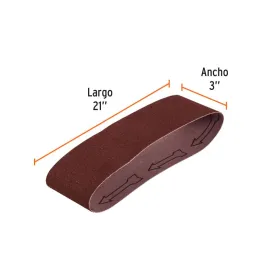  Lijas de Banda G100 3x21" x5u OAluminio Truper 15800 17.79661 Lijas de Banda G100 3x21" x5u OAluminio Truper 15800

Fabricado e