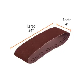 Lijas de Banda G36 4x24" x5u OAluminio Truper 15823 - Truper 2