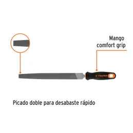  Limas Planas Bastardas 10" x1x5/16" MConfortGrip, Truper 11237 12.118644 Limas Planas Bastardas 10" x1x5/16" MConfortGrip, Trup