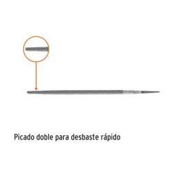  Limas Redonda Bastardas 12", Espesor 1/2", Sin Mango, para orificios o curvas, LRB-12 15193 Truper 10.762712 Limas Redonda Bast