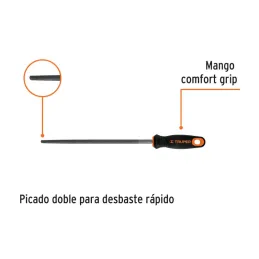  Limas Redondas Bastarda 10" x3/8 MComfortGrip, Truper 11244 8.898305 Limas Redondas Bastarda 10" x3/8 MComfortGrip, Truper 1124