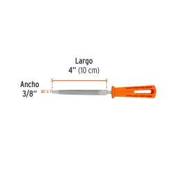 Limas Triangulo Bastardas 4" Ancho 3/8", Mango de Polipropileno, LTP-4M 10916 Truper 2.711864 Limas Triangulo Bastardas 4" Anch