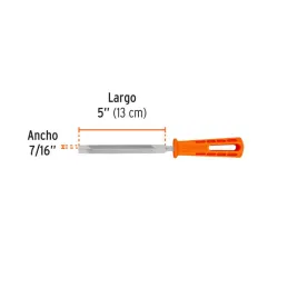  Limas Triangulo Bastardas 5" Ancho 1/2", Mango de Polipropileno, LTP-5M 10917 Truper 2.881356 Limas Triangulo Bastardas 5" Anch