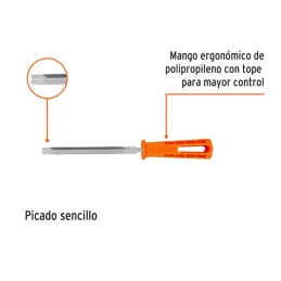Limas Triangulo Pesado 6", Mango de Polipropileno, LTP-6M 19679 Truper - Truper 2