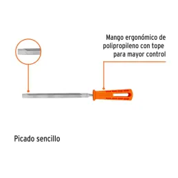  Limas Triangulo Pesado 7", Mango de Polipropileno, LTP-7M 19680 Truper 4.915254 Limas Triangulo Pesado 7", Mango de Polipropile