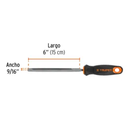 Limas Triangulo Bastardas 6" Ancho 9/16, Mango Comfort Grip, LPT-6T 15307 Truper - Truper 3