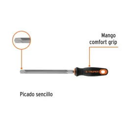  Limas Triangulo Bastardas 8" Ancho 11/16, Mango Comfort Grip, LPT-8T 15308 Truper 7.79661 Limas Triangulo Bastardas 8" Ancho 11