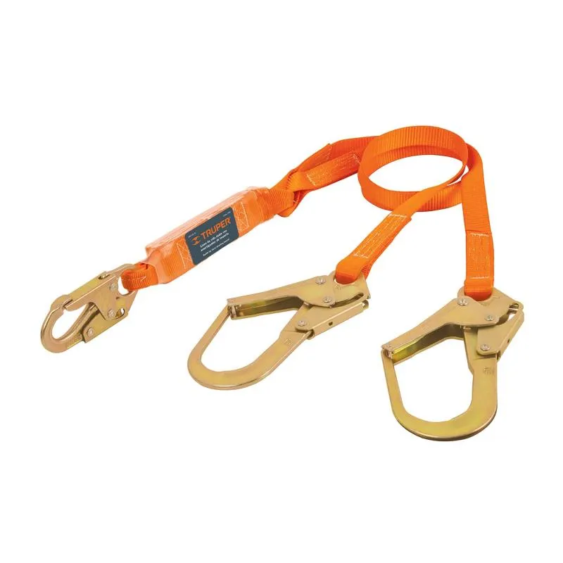 Linea de Vida con absorbedor de impacto, Doble Brazo, MFA 1632kg, Certificacion ANSI, CAB-5432-18-A 10509 Truper - Truper 1