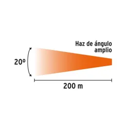  Linternas LED 180lm AltaIntensidad 200m 40H 2PilasD Truper 13019 36.440678 Linternas LED 180lm AltaIntensidad 200m 40H 2PilasD 