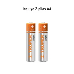  Linternas LED 235lm AltaPotencia 100m 5.5H 2PilasAA Aluminio Truper 18800 33.050847 Linternas LED 235lm AltaPotencia 100m 5.5H 