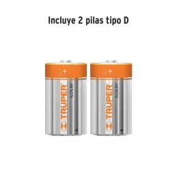  Linternas LED 500lm AltaPotencia 250m 22H 2PilasD Aluminio Truper 18813 63.559322 Linternas LED 500lm AltaPotencia 250m 22H 2Pi