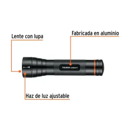  Linternas LED 500lm AltaPotencia 250m 22H 2PilasD Aluminio Truper 18813 63.559322 Linternas LED 500lm AltaPotencia 250m 22H 2Pi