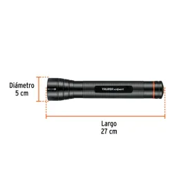  Linternas LED 850lm AltaPontencia 450m 40H 3PilasD Aluminio Truper 18814 77.118644 Linternas LED 850lm AltaPontencia 450m 40H 3