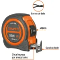 Winchas Flexometro Compactas 10M MedicionAmbosLados TPR ABS Truper 102332 Truper-Winchas Flexometro Compactas 10M MedicionAmbosL