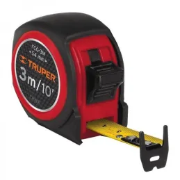  Wincha Flexometro Compactas 3M con TPR, cinta medicion ambos lados, carcasa ABS, FCG-3M 12771 Truper 7.118644 Wincha Flexometro