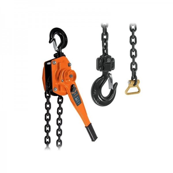  Tecle Industrial 1 Toneladas, Doble Trinquete, Mecanismo de triple engranaje, Peso 12.3kg, POPA-3/4 16843 Truper 502.542373 Tec