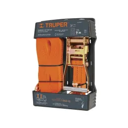  Sujetadores de Carga con Ratchet, Carga Maxima 5000kg, ideal para Trailers y Camiones, SU-5000C 19287 Truper 71.186441 Sujetado