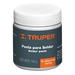  Pasta para soldar 100g petrolato y ácido de cloruro de zinc, PASO-100 19338 Truper 4.745763 Pasta para soldar 100g petrolato y 