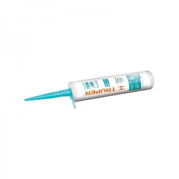  Silicona para Baños y cocinas 280ml Blanco, Sellado duradero para superficies lisas, SIL-100BCB 18566 Truper 11.271186 Silicona