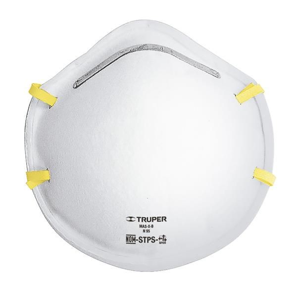  Mascarilla para Polvo y Vapores Organicos TIPO N95, 2 piezas, Clip Metalico, MAS-X-B 19753 Truper 6.779661 Mascarilla para Polv