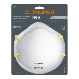  Mascarilla para Polvo y Vapores Organicos TIPO N95, 2 piezas, Clip Metalico, MAS-X-B 19753 Truper 6.779661 Mascarilla para Polv