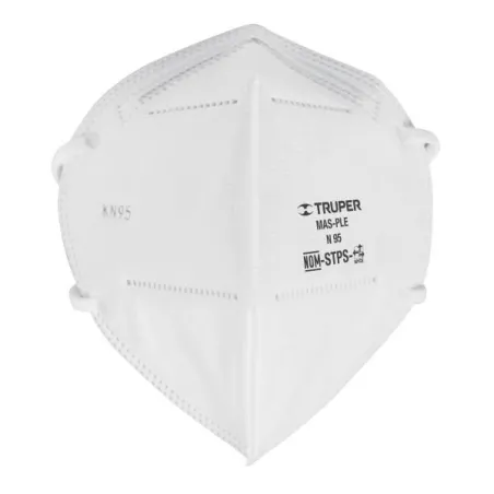  Mascarilla Plegable para Polvo Tipo N95, Polvo y Particulas sin Aceite, Clip Metalico, MAS-PLE 14427 Truper 2.118644 Mascarilla