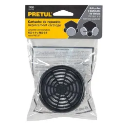  Cartucho de Repuesto Polvos para Respirador RES-1-P RES-2-P, CF-PO-P 23393 Pretul 4.491525 Cartucho de Repuesto Polvos para Res