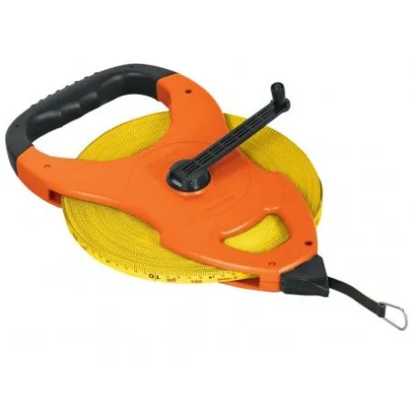  Wincha Fibra de Vidrio, Tipo Cruceta 100 Metros, Mango Ergonomico, TFC-100ME 12645 Truper 75.423729 Wincha Fibra de Vidrio, Tip