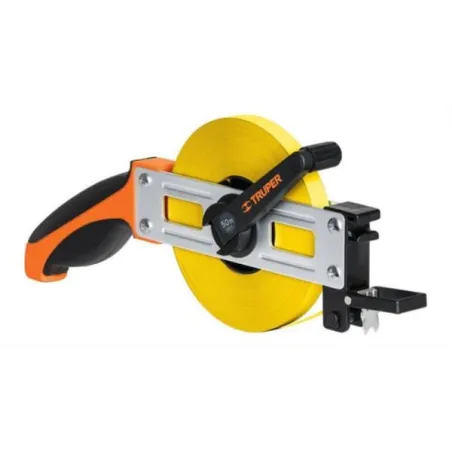  Wincha Metalica, Tipo Cruceta 50 Metros, Mango Ergonomico, CRUCE-50 12649 Truper 64.40678 Wincha Metalica, Tipo Cruceta 50 Metr