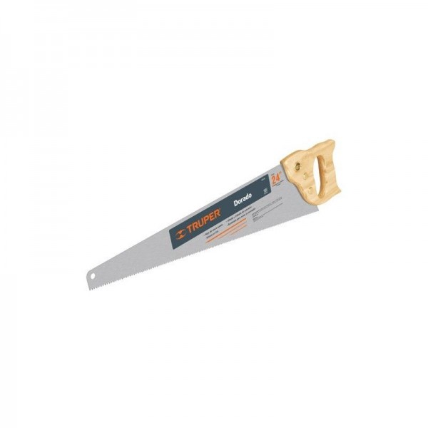  Serrucho Dorado 24" Espesor 0.8mm, DPP 7 en acero alto carbono templado, STD-24 18170 Truper 20.338983 Serrucho Dorado 24" Espe