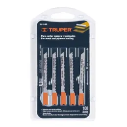  Seguetas U 14DPP x70mm HCS CortesLimpio Madera 5Piezas Caladoras Truper 18134 7.627119 Segueta para caladora Acabado Fino DDP14