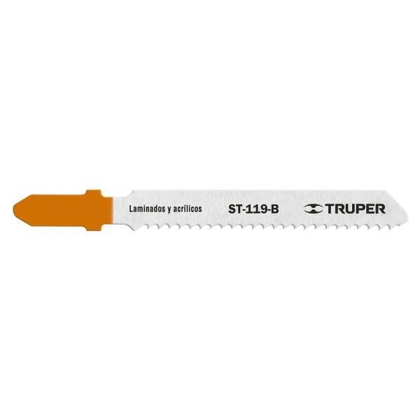  Seguetas T 12DPP x80mm HCS CortesLimpio Madera 5Piezas Caladoras Truper 18130 7.627119 Segueta para caladora Acabado Fino DDP12