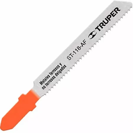  Seguetas T 21DPP x80mm HSS Cortes Metal 5Piezas Caladoras Truper 18128 7.627119 Segueta para caladora Acabado Super Fino DDP21 