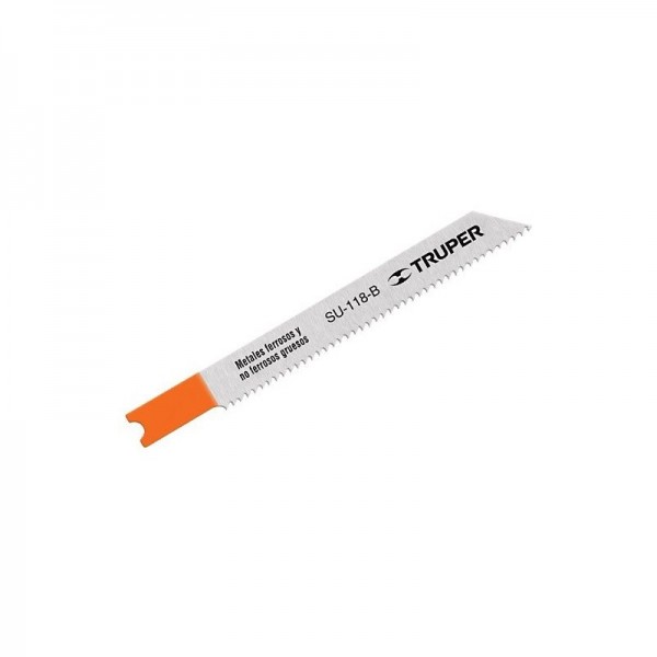  Seguetas U 12DPP x80mm HSS Cortes Metal 5Piezas Caladoras Truper 18139 7.627119 Segueta para caladora Acabado Fino DDP12 Zanco 