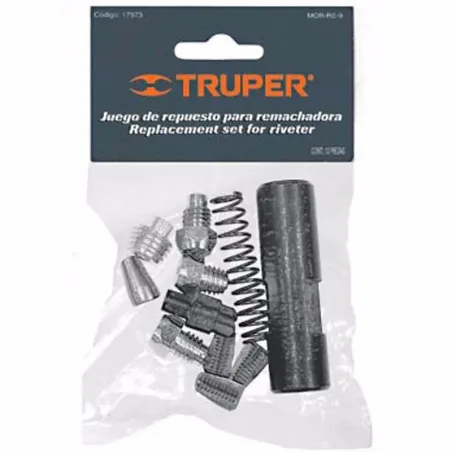  Mordaza de Repuesto para remachadora Profesional, RE-9 RE-9X, MOR-RE-9 17973 Truper 4.915254 Mordaza de Repuesto para remachado