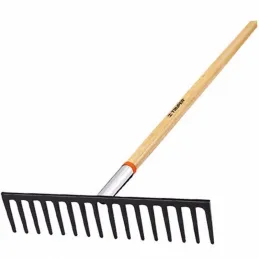  Rastrillos 46cm 16 dientes Mango Fresno 152cm 60" Recto Truper R-16MX 17888 51.694915 Rastrillo Recto 16 dientes, Mango de fres