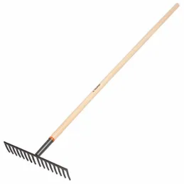  Rastrillos 41cm 16 Dientes Mango 137cm 54" Jardinero Truper R-16AM 17882 23.728814 Rastrillo Jardinero 16 dientes, Mango de Pin