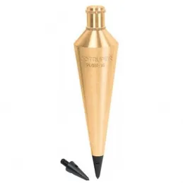  Plomada de Laton 454g, para Topografia Plomeria y Construccion, PLOM-16 17072 Truper 34.745763 Plomada de Laton 454g, para Topo