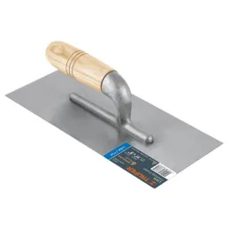  Plancha de Empastar Lisas 11 x 5 Pulgadas, Uso Profesional, 6 Remaches Mango de Madera, LLM-6L 15406 Truper 12.288136 Plancha d